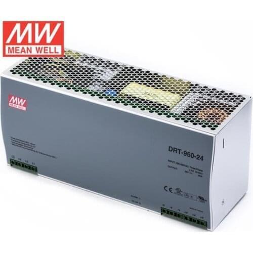 Mean Well DRT-960-24 meanwell DC 24V 40A 960W Three Phase Industrial DIN RAIL Power Supply