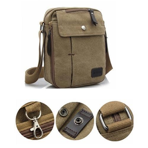 SANWOOD Trendy Shoulder Sling Bag Canvas Rucksack Multifunctional Outdoors Messager Bag Famous Brand Crossbody Bags