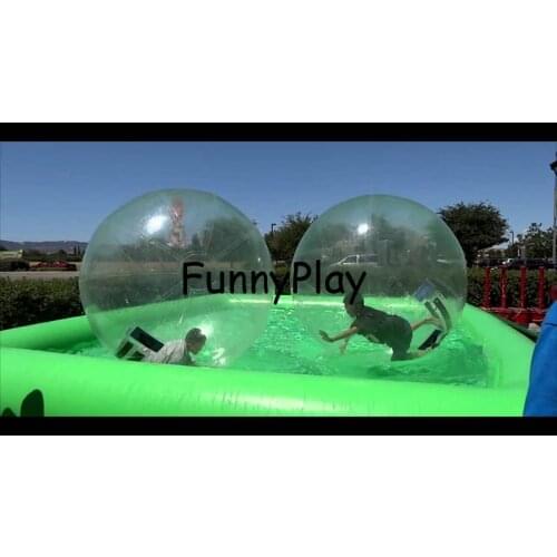 Inflatable hamster ball pool,Inflatable Water Roller Zorb Aquare Pools,Promotional Custom PVC Inflatable Pool for water ball