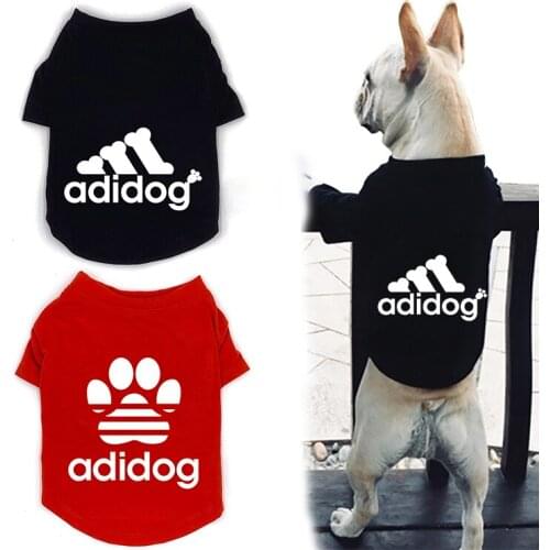 2021 New Summer Dog Clothes Fashion Cotton T-shirt For Pet Dogs Shirt Dog Clothing For Small Medium Pets French Bulldog Puppy