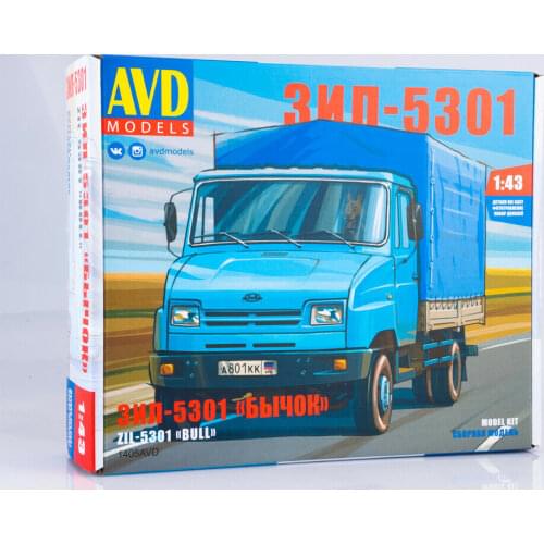 NEW AVD Models ZIL 5301 BULL Truck 1:43 Scale Diecast Model Kit 1405AVD for Colllection