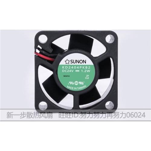 New original 4020 4CM DC24V 1.2W KD2404PKB2 inverter cooling fan