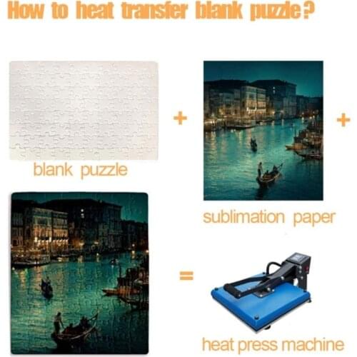 10 Packs Jigsaw Puzzles A4 A5 Sublimation Blanks Puzzles DIY Heat Transfer Craft