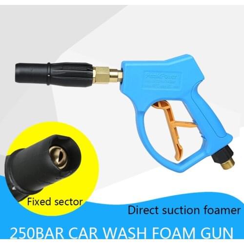 3625psi High Pressure Foam Gun 250bar Car Wash Water Gun Pure Copper Core Foam Nozzle Snow Foam Generator Spraying to Car Washer