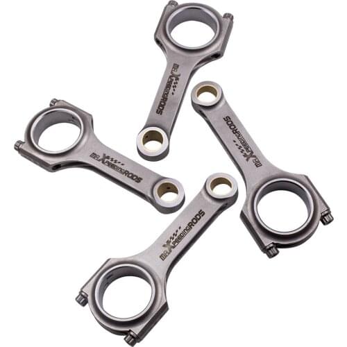 Connecting Rods + ARP 2000 Bolts 129.75mm For Opel Vauxhall Corsa VXR Z16LER Z16 1.6 16V High Performance Conrods