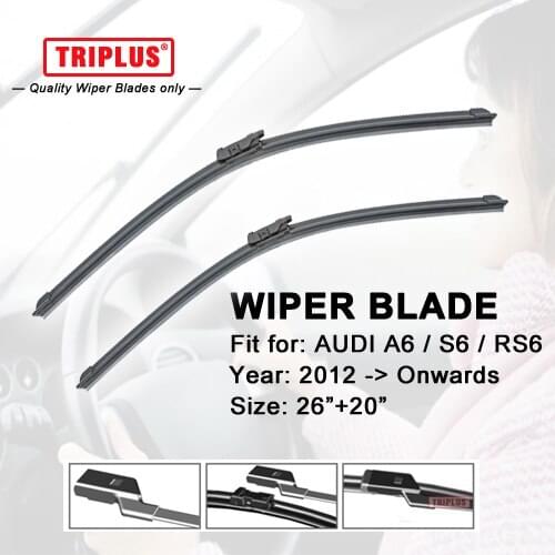 Wiper Blade for Audi A6 / S6 / RS6 (2012-Onwards) 1set 26"+20"