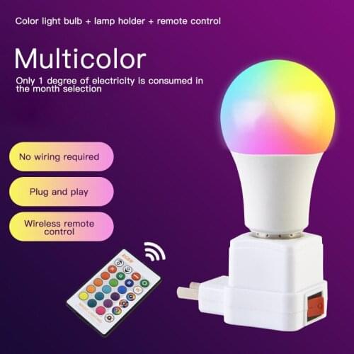 5W 7W 10W 15W LED E27 White Warm Bulb 16 Colors Adjustable RGB IR Remote Controller Spotlight Light Bulbs Home Decor Lighting