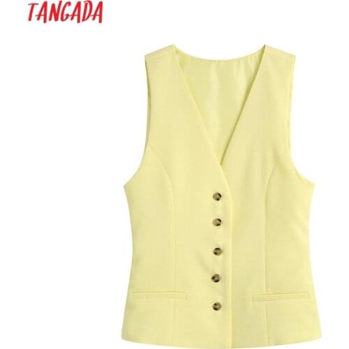 Женские короткие жилеты Tangada China At AliExpress