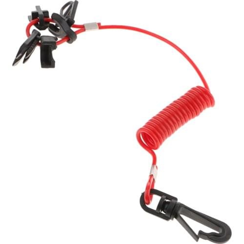 Universal Marine Boat Kill Switch 7 Keys with Tether Lanyard Cord for Yamaha for Suzuki for Tohatsu Outboard Motors