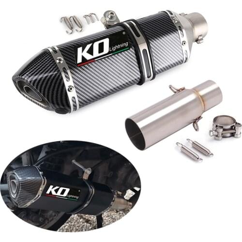 For Piaggio Beverly 125 300 MP3 125 250 300 X10 125 Exhaust Pipe Motorcycle Mid Tube 51mm Muffler Removable DB Killer Escape