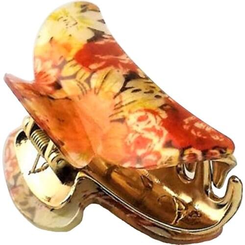 Women Flower Shower Hair Claw Clips Grip Clamp Clasp Ponytail Holder Makeup