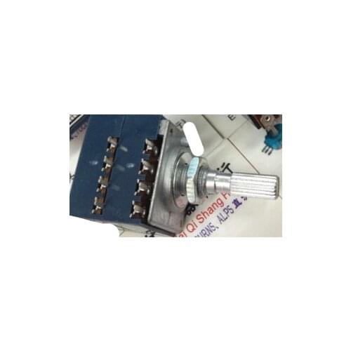 1pcs/lot Fever-level dual-potentiometer RH2701 A50K A100K A250K A500K handle 25MM flower 8 feet