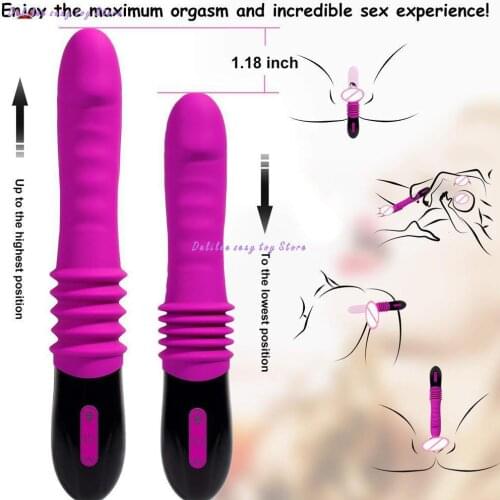 10 frequency G-Spot Stretching Dildo Vibrator Realistic Flexible Penis Anal Vibrator Vaginal Clit Stimulation sex Toys for women