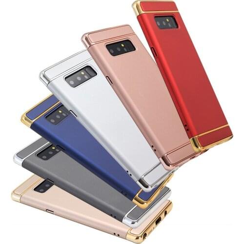 100pcs/lot Electroplated 3 in 1 cover Case For Samsung S10 lite e S9 note 9 A9 A8 A7 A6 J6 J4 plus M20 M10 2018