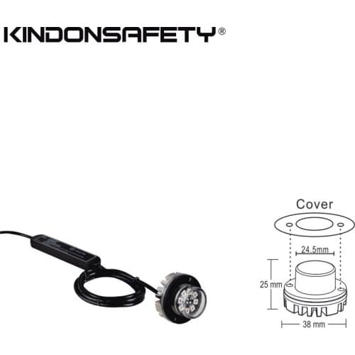 30 pcs Free shipping! 8 LED*5W LED Hideaway Light, warning strobe headlight, LED Blitzblink, Varsellys,DC10-30V, ECER10 approved