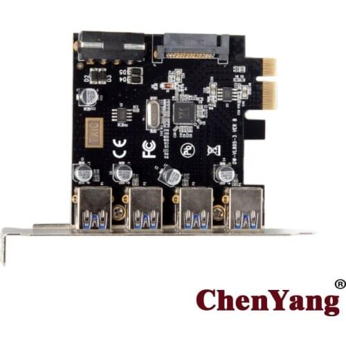 4 Ports PCI-E to USB 3.0 HUB PCI Express Expansion Card Adapter 5Gbps for Motherboard
