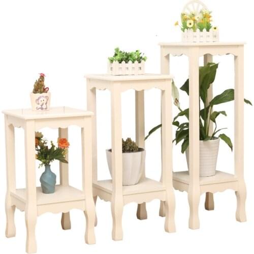 White Single Province Empty Intermediate Frame To Ground A Living Room Flower Rack Chlorophytum Green Luo Indoor Woodiness