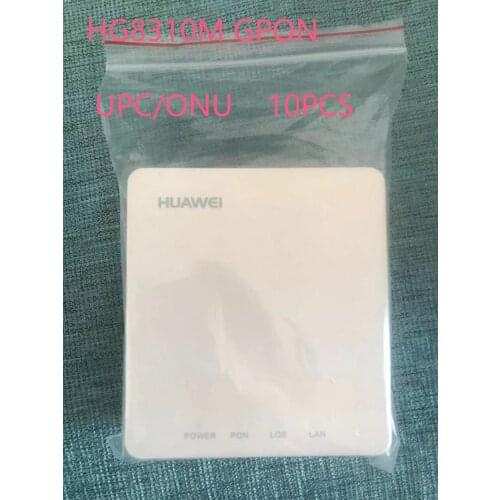 Free shipping 10pcs used Gpon ONU HG8310M ftth Fiber Optic second hand ont Router ont onu 8310m upc