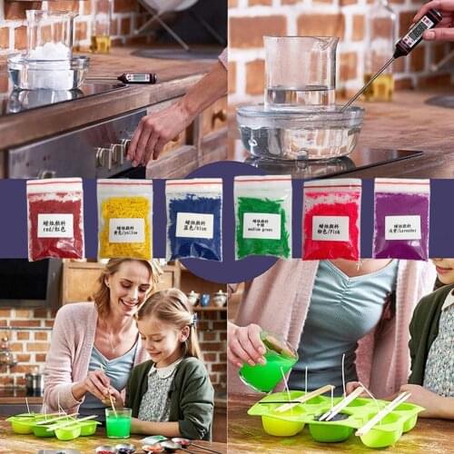 Color DIY candle dye Wax Pigment Colorant Non-toxic For Making Dye Pigment Scented Candle Candle Soy Wax Z7W9