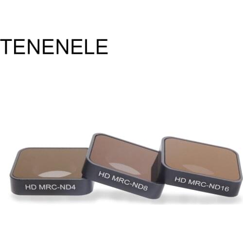 TENENELE Sport Action Camera Filter Neutral Density Filters Set For GoPro Hero 7 Black ND 4 8 16 Filter Hero7 Black Accessories