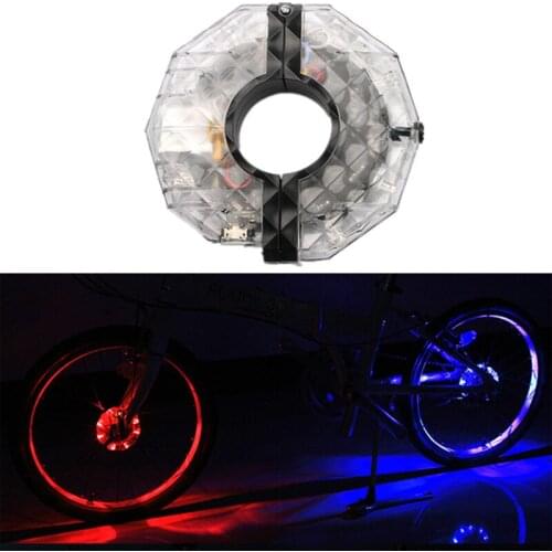 Bicycle Light Waterproof MTB Road Bike Hubs Lights USB Charging Front Rear Spoke Wheel Decoration Safety Cycling Lamp LT0110