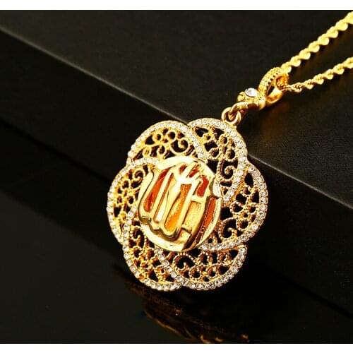 Fooderwerk Jewelry European And American New Round Religious Pendant Necklace Fashion Trend Retro Alloy Necklace For Women