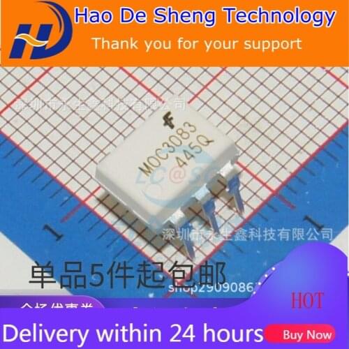 10PCS/LOT MOC3083M Photoelectric Coupler Thyristor DIP6 New Original In Stock