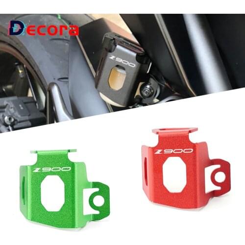 Z900 Laser Logo For Kawasaki Z900 Z 900 High Quality CNC Motorcycle Accessories Rear Brake Fluid Reservoir Guard Cover Protector