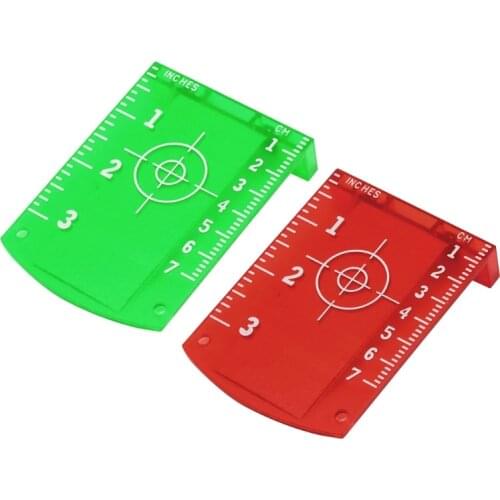 M4YC La-ser Level Meter Board Board Reflector-green La-ser Level Objective Board Red/ Green ABS Board