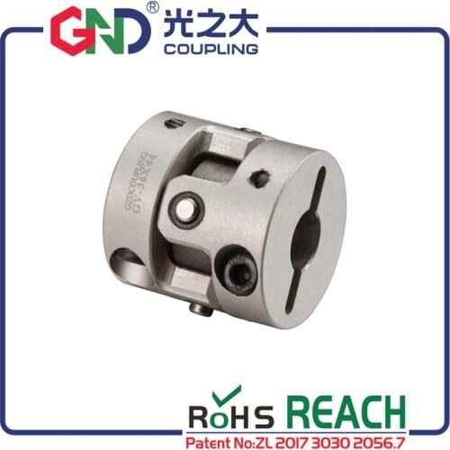 Shaft coupling GND aluminum alloy universal joint clamp series for CNC coupler vibration parallel angular misalignment couplers