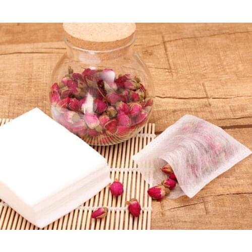 Without pollution Empty biodegradable Corn fiber tea bag Filters heat sealed empty tea bags 100pcs/lot