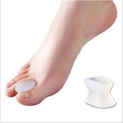 1 pair Toe Separators Spacer Straightener thumb finger big feet device pad toe pads thumb valgus corrector Relief Foot Bunion