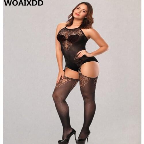 Sexy Lingerie Porno Erotic Langerie Tenue Sex Femme Erotique Lenceria Mujer Transparent Plus Size Bodystocking Women Costumes