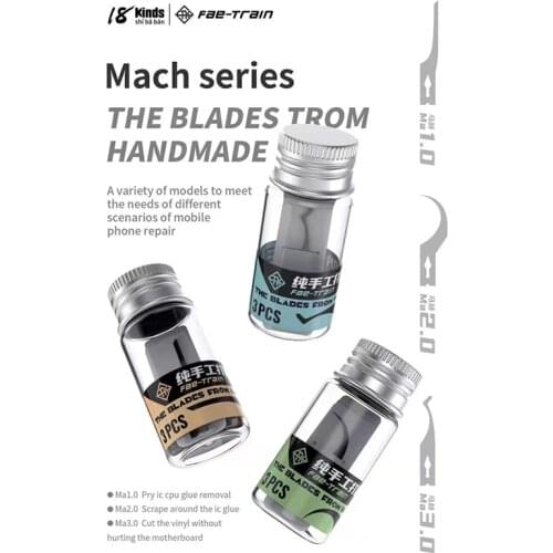 Mach Series Blades From Handmade/Edge Glue Remover /Chip Fix/CPU Repair Tools /Mobile Phone Motherboard iC CPU Glue Removal Tool