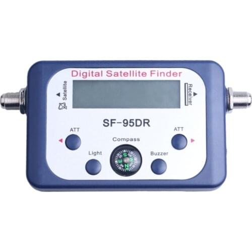 TV Signal Receiver Satellite Decoder Satfinder LCD Display SF-95DR Receptor
