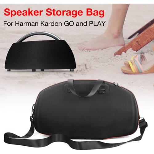 Speaker Storage Bag Travel Protection Carrying Case Portable Bluetooth Speaker Pouch Suitable for Harman Kardon GO and PLAY