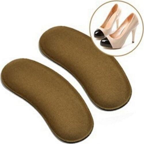 12Pcs=6Pair Shoes Insoles Insert Heels Protector Anti Slip Cushion Pads Comfort Heel Liners Cushion Pad Invisible Inserts Insole