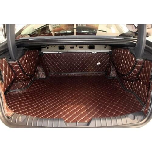 High quality! Special car trunk mats for Jaguar XF 2019-2016 waterproof cargo liner mat boot carpets for XF 2018,Free shipping