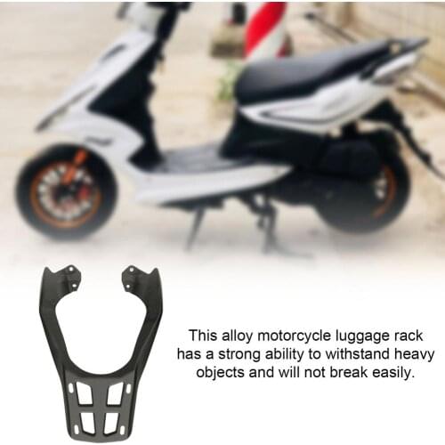 Motorcycle Rear Luggage Carrier Tail Rack Box Black Support Holder Saddlebag Cargo Shelf Bracket Kit Aluminum Moto Accessories