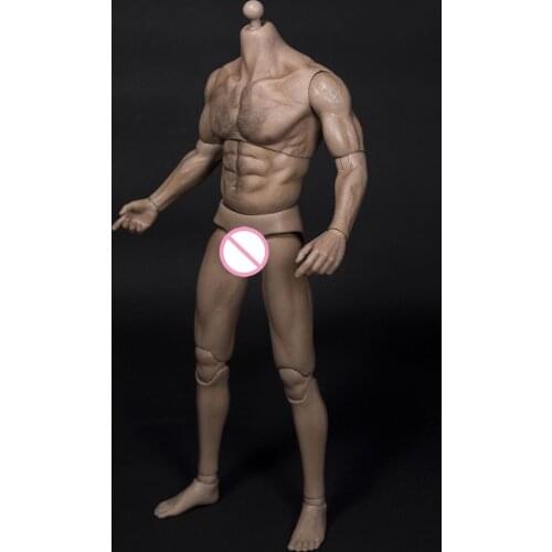 1/6 Wide Shoulder Muscular Strong Durable AT012 12'' Man Figure Body for 1/6 Scale Man Head Sculpt