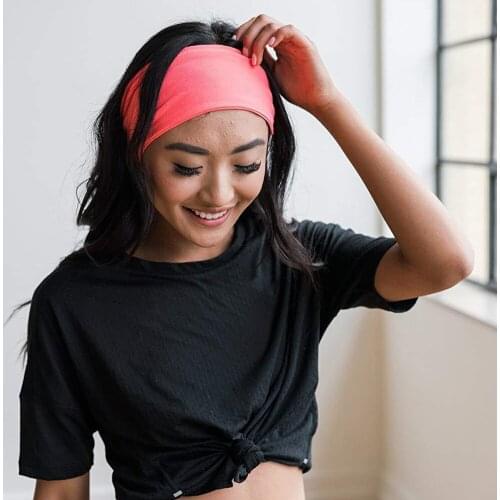 1Pcs Elastic Yoga Headband Running Sweatband Hair Band Unisex Turban Sweatbands Outdoor Sports Bandage Headwear Band