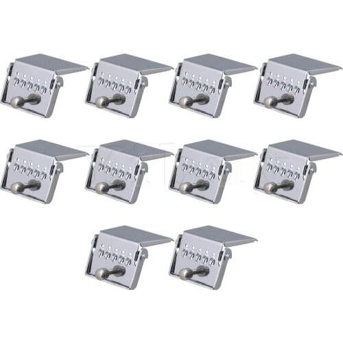 10 PCS Zinc Alloy Banjo Tailpiece 5 String Banjo Tailpiece Chrome Plate