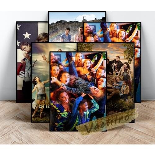 Shameless Tv Play Series Poster, Movie Star Wall Picture, Teleplay Character Prints, Living Room Bedroom Wall Decor, Fans Gift