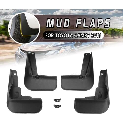 Car Fender Flares Mud Flaps Mudguards Mudflaps Splash Guards Accessories For Toyota Camry 2018