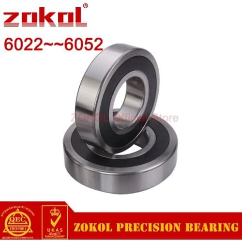 ZOKOL 6022 to 6052 RS 2RS C3Z1 Deep Groove ball bearing 6024 6026 6028 6030 6032 6034 6036 6038 6040 6044 6048 bearings