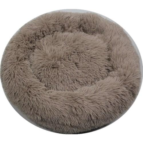 Soft Dog Bed Winter Warm Long Plush Donut Pet Bed House For Samll large Dogs Kennel Cat Sofa Beds Mats cozy Pet Cushion