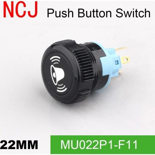 NCJ 22mm PC Push Button Switch IP67 Maintained Alternate & Momentary push button switch with LED lamp 5A