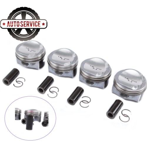 NEW 06H 107 065 BS STD 82.5mm Piston & Piston Rings Kit Pin 23mm For VW Golf Passat Jetta CC Audi A3 A4 A5 TT 1.8TSI 06J198151B