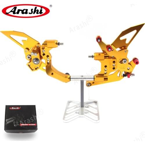 Arashi For DUCATI 959 Panigale 2019 2018 2017 2016 CNC Adjustable Footrests Foot Pegs Rider Footrest Foot Rest Motorcycle
