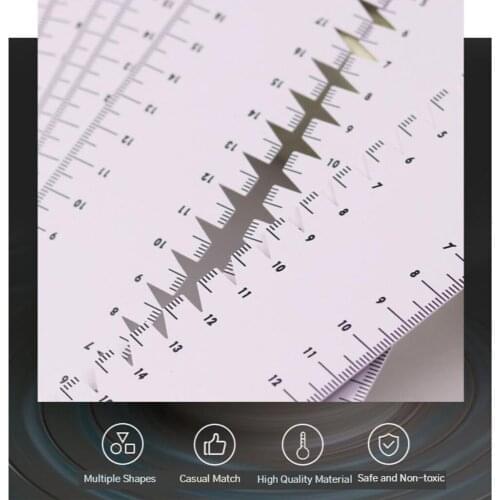 Hand Gauge DIY Quilting Sewing Needle Patchwork Ruler Cutting Tailor Tool 22cm